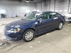 Salvage cars for sale at Franklin, WI auction: 2014 Volkswagen Passat S