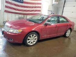 Salvage cars for sale at Lyman, ME auction: 2008 Lincoln MKZ