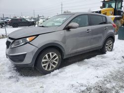 Salvage cars for sale at Eugene, OR auction: 2015 KIA Sportage LX