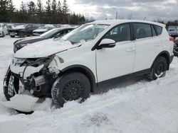 Salvage cars for sale at Bowmanville, ON auction: 2015 Toyota Rav4 LE