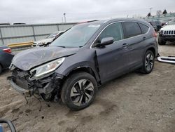 Salvage cars for sale at Dyer, IN auction: 2015 Honda CR-V Touring