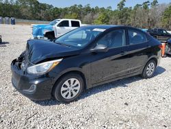 Salvage cars for sale at Houston, TX auction: 2016 Hyundai Accent SE