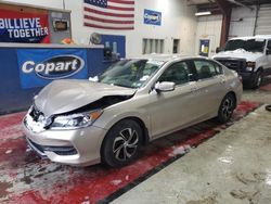 Salvage cars for sale at Angola, NY auction: 2016 Honda Accord LX