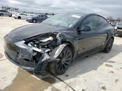 Salvage cars for sale at Grand Prairie, TX auction: 2020 Tesla Model Y