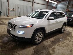 Salvage cars for sale at West Mifflin, PA auction: 2017 Jeep Cherokee Limited