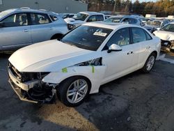 Salvage cars for sale at Exeter, RI auction: 2017 Audi A4 Premium