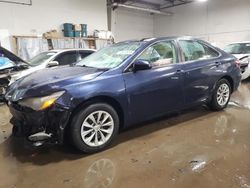 Salvage cars for sale at Elgin, IL auction: 2015 Toyota Camry LE