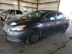 Nissan Sentra Vehiculos salvage en venta: 2015 Nissan Sentra S