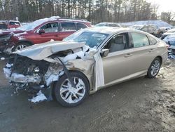 Salvage cars for sale at North Billerica, MA auction: 2019 Honda Accord LX