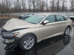 Salvage cars for sale from Copart Glassboro, NJ: 2019 Honda Accord LX