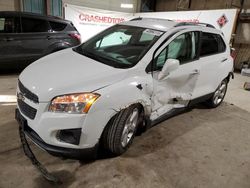 Salvage cars for sale at Eldridge, IA auction: 2016 Chevrolet Trax LTZ