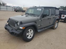 Jeep Wrangler Unlimited Sport salvage cars for sale: 2018 Jeep Wrangler Unlimited Sport