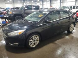 Salvage cars for sale at Ham Lake, MN auction: 2017 Ford Focus Titanium