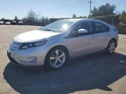 Salvage cars for sale at San Martin, CA auction: 2013 Chevrolet Volt