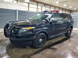 Salvage cars for sale from Copart Columbia Station, OH: 2015 Ford Explorer Police Interceptor