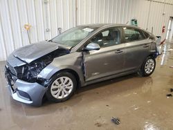 Salvage cars for sale at Franklin, WI auction: 2018 Hyundai Accent SE