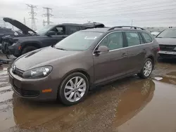 Salvage cars for sale at Elgin, IL auction: 2011 Volkswagen Jetta TDI