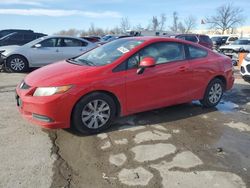 Salvage cars for sale at Bridgeton, MO auction: 2012 Honda Civic LX