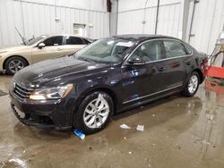 Salvage cars for sale at Franklin, WI auction: 2017 Volkswagen Passat S