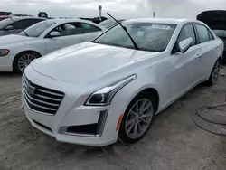 Salvage cars for sale at West Palm Beach, FL auction: 2017 Cadillac CTS Luxury