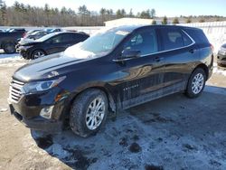 Salvage cars for sale at Windham, ME auction: 2018 Chevrolet Equinox LT