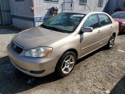 Salvage cars for sale at Los Angeles, CA auction: 2005 Toyota Corolla CE