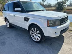 Salvage cars for sale from Copart Opa Locka, FL: 2013 Land Rover Range Rover Sport HSE