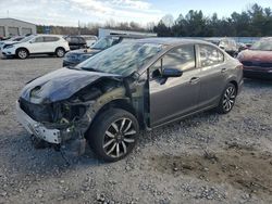 Salvage cars for sale at auction: 2015 Honda Civic EXL