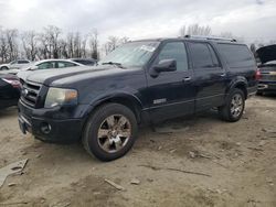 Salvage cars for sale at Baltimore, MD auction: 2008 Ford Expedition EL Limited