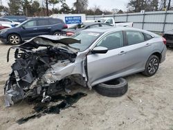 Salvage cars for sale at Hampton, VA auction: 2017 Honda Civic EX