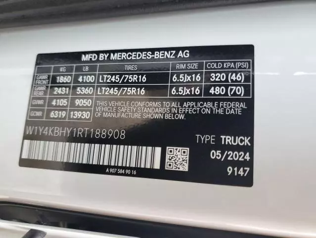 2024 Mercedes-Benz Sprinter 2500