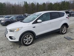 Salvage cars for sale at Gainesville, GA auction: 2017 Ford Escape SE