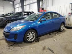 Salvage cars for sale at Ham Lake, MN auction: 2012 Mazda 3 I