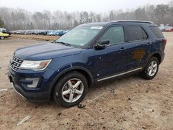 Salvage cars for sale at Charles City, VA auction: 2016 Ford Explorer XLT