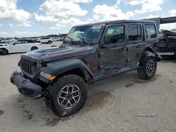 Salvage cars for sale at West Palm Beach, FL auction: 2024 Jeep Wrangler Rubicon