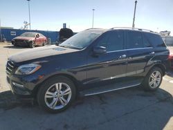 Salvage cars for sale at Anthony, TX auction: 2014 Mercedes-Benz ML 350 4matic