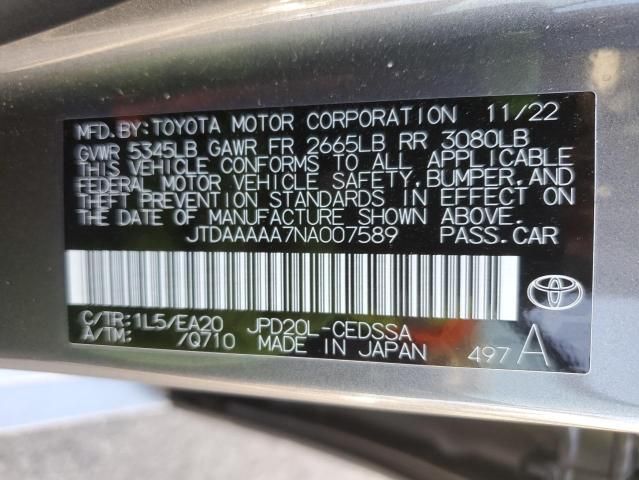 2022 Toyota Mirai LE