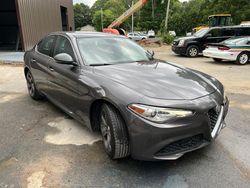 Salvage cars for sale at North Billerica, MA auction: 2017 Alfa Romeo Giulia TI Q4