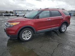 Salvage cars for sale at Vallejo, CA auction: 2013 Ford Explorer XLT