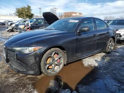 Salvage cars for sale at New Britain, CT auction: 2020 Alfa Romeo Giulia TI