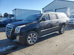 Salvage cars for sale at Nampa, ID auction: 2018 Cadillac Escalade ESV Premium Luxury