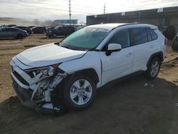 Salvage cars for sale at Colorado Springs, CO auction: 2021 Toyota Rav4 XLE