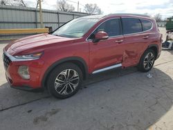 Salvage cars for sale at Lebanon, TN auction: 2019 Hyundai Santa FE Limited