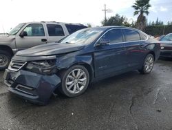 Salvage cars for sale at San Martin, CA auction: 2018 Chevrolet Impala LT