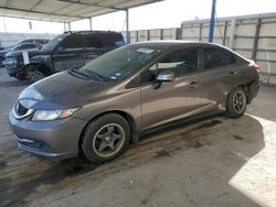 Salvage cars for sale at Anthony, TX auction: 2013 Honda Civic LX