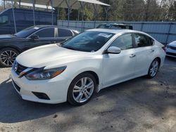 Salvage cars for sale at Savannah, GA auction: 2017 Nissan Altima 3.5SL