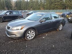 Salvage cars for sale at Graham, WA auction: 2009 Honda Accord EXL