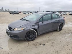 Salvage cars for sale at New Braunfels, TX auction: 2014 Honda Civic EX