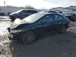 Salvage cars for sale at Albany, NY auction: 2014 Honda Civic LX