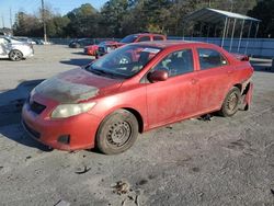 Vehiculos salvage en venta de Copart Savannah, GA: 2010 Toyota Corolla Base